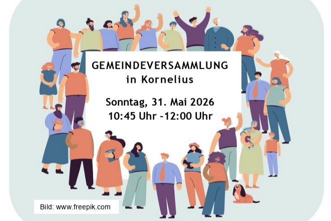 Gemeindeversammlung in Kornelius